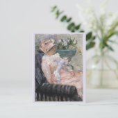 Beker van Tea Mary Cassatt Briefkaart (Staand voorkant)