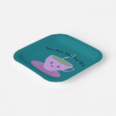 Beker van Tea Papieren Bordje (Gebogen)