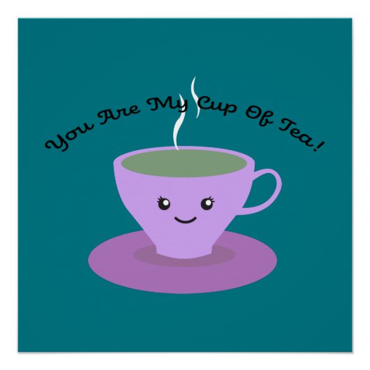 Beker van Tea Perfect Poster (Voorkant)