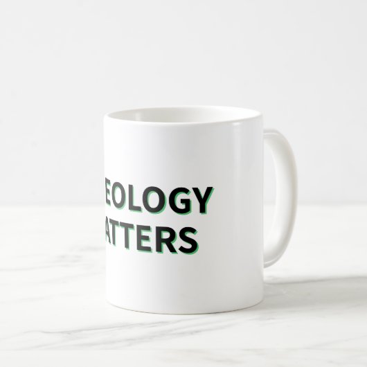 Beker van Theologie Koffiemok (Voorkant rechts)