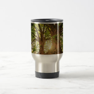 Beker voor reizen in het bos reisbeker