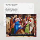 Bekering van Maria Magdalena Briefkaart (Voorkant / Achterkant)