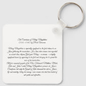 Bekering van Maria Magdalena Sleutelhanger (Achterkant)