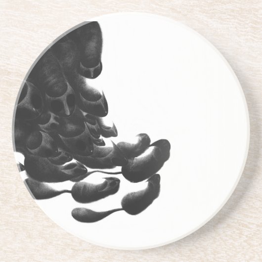 bekers zandsteen onderzetter (Voorkant)