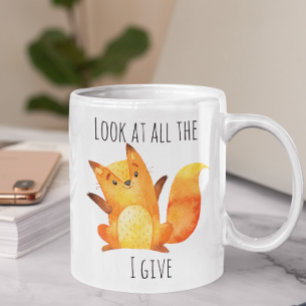 Bekijk alle Fox die ik geef   Funny Animal Pun Koffiemok