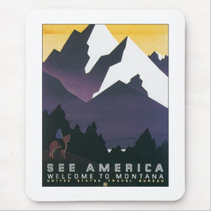 Bekijk Amerika ~ Welkom in Montana Muismat