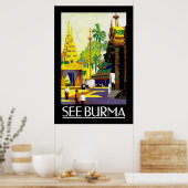 Bekijk Birma Poster (Keuken)