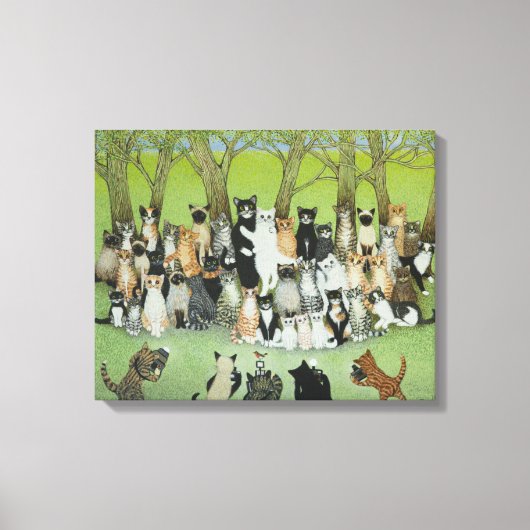 Bekijk de Birdie Canvas Afdruk (Voorkant)