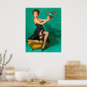Bekijk de Birdy Pin Up Poster (Keuken)