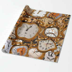 Bekijk de Klok Kantoor Werkschool Club Winkelen kr Cadeaupapier