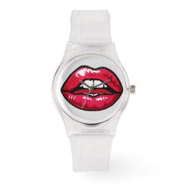 Bekijk de lippen horloge