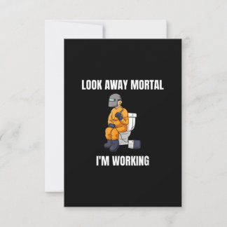 Bekijk de mortale mijnwerklasser bedankkaart