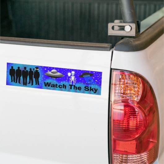 Bekijk de Sky-bumper sticker (Op Truck)