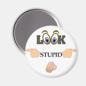 Bekijk de stootte koelkast Magnet Magneet (Voorkant / Achterkant)