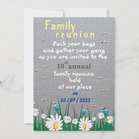 Bekijk de uitnodiging (Voorkant)