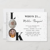 Bekijk de uitnodiging voor de verjaardagsfoto (Voorkant)