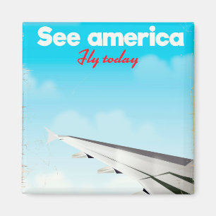 Bekijk de vakantieafdruk van Amerika "vlieg vanda Magneet
