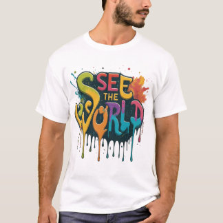 Bekijk de wereld t-shirt