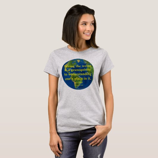 Bekijk de wereld t-shirt (Voorkant volledig)