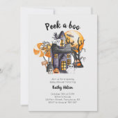 Bekijk een boek Schattige Halloween Baby shower Kaart (Voorkant)