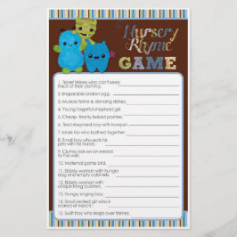 Bekijk een Boo Monsters Baby shower Game Nursery R