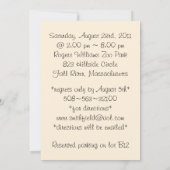 Bekijk een uitnodiging voor een Boo Lion Birthday (Achterkant)