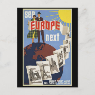 Bekijk Europa Volgende Briefkaart