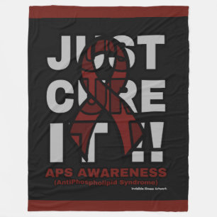 BEKIJK HET ALLEEN...APS FLEECE DEKEN