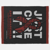 BEKIJK HET ALLEEN...APS FLEECE DEKEN (Voorkant (Horizontaal))