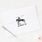 BEKIJK HET ALLEEN VIERKANTE STICKER (Envelop)