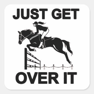 BEKIJK HET ALLEEN VIERKANTE STICKER