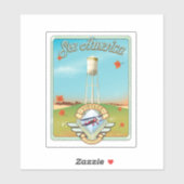 Bekijk het Amerikaanse  poster van 50-stijl Sticker (Vel)