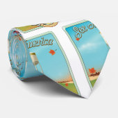 Bekijk het Amerikaanse  poster van 50-stijl Stropdas (Opgerold)