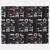 BEKIJK HET.. Arachnoiditis Fleece Deken (Voorkant (Horizontaal))