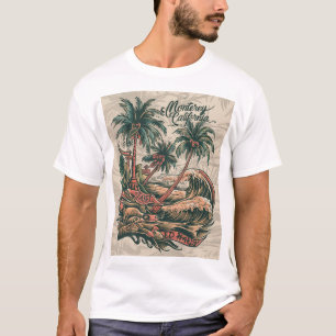BEKIJK HET BEACH DESIGN T-SHIRT
