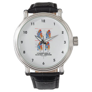 Bekijk het blauw Baby syndroom van dichtbij (hart) Horloge