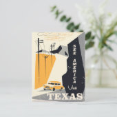 Bekijk het poster van het traditionele reizen van briefkaart (Staand voorkant)