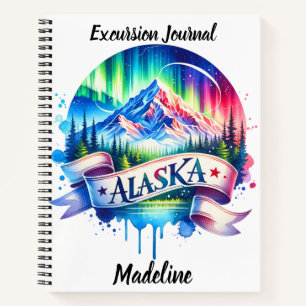 Bekijk het prachtige noorderlicht van Alaska! Notitieboek