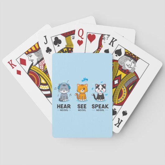 Bekijk hier dat er geen boogkatten zijn die kaarte pokerkaarten (Achterkant)