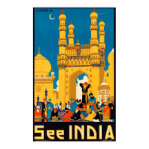  Bekijk India Travel Poster van G.D.Deuskar