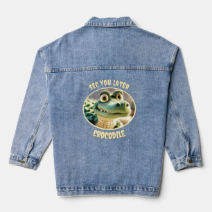Bekijk je later denim jacket