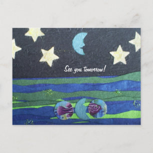 Bekijk je morgen briefkaart