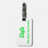 Bekijk me Label Bagagelabel (Achterkant verticaal)