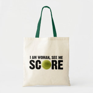 Bekijk me score - Tennis Tote Bag