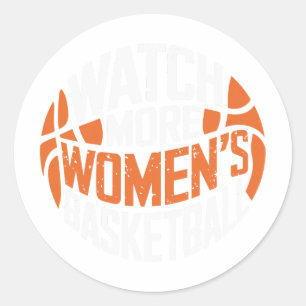 Bekijk Meer Vrouwen Sketll Moedig Motivatie Ronde Sticker