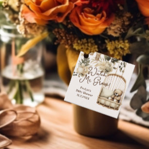 Bekijk mij Grow Boho Plant Baby shower Bedankjes Labels