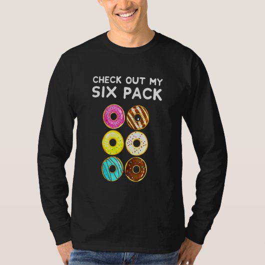Bekijk mijn 6-pak Donuts Gym T-shirt (Voorkant)
