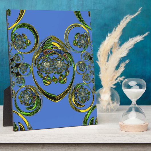 Bekijk mijn blauwe curves fotoplaat (Zijkant)