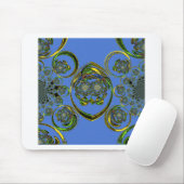 Bekijk mijn blauwe curves muismat (Met muis)