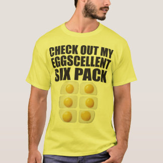 Bekijk mijn EggsCellent Six Pack - Eieren T-shirt